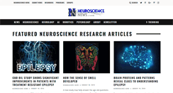Desktop Screenshot of neurosciencenews.com