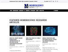Tablet Screenshot of neurosciencenews.com
